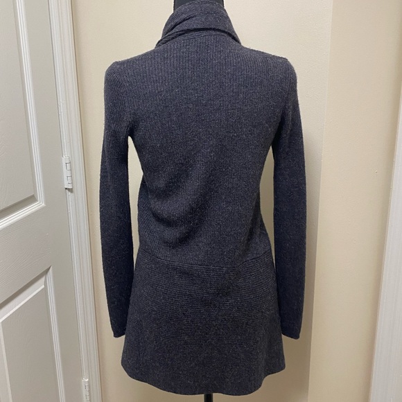 All Saints gray draped cardigan size xs - Picture 3 of 5
